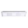 Square Shine II LED Ceiling Light 3-Flame Silver 1