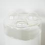 Tischlampe Glas Metall 1970er Jahre 4