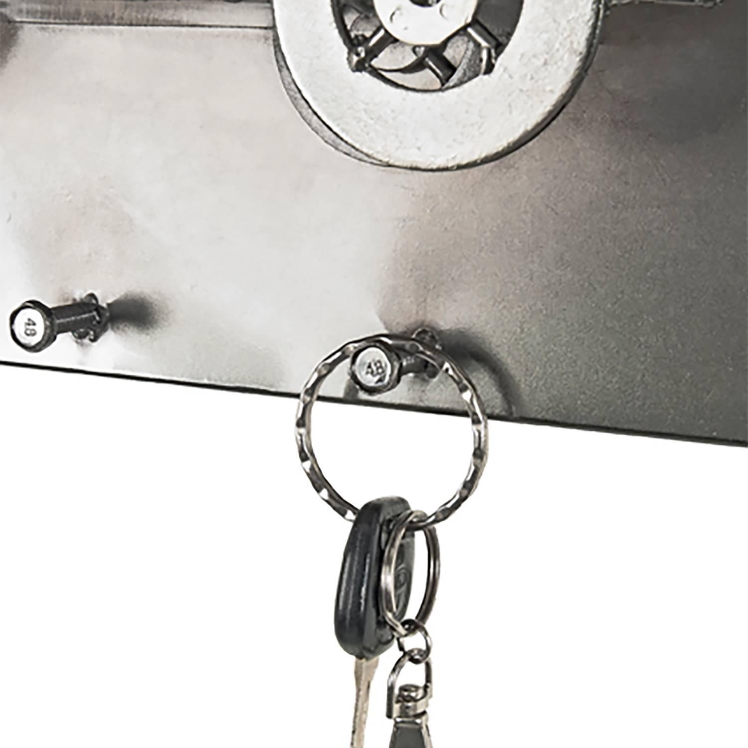 Wandgarderobe Aterrado II Stahl Silber 1