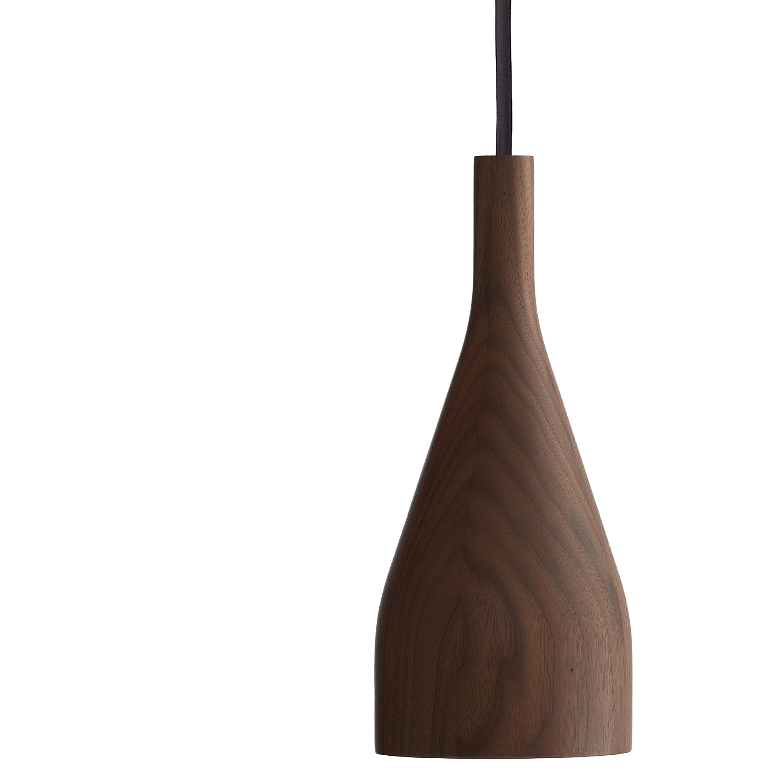 Timber M Pendelleuchte Holz Braun 0