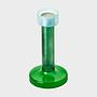 Bole Candle Holder Middle Glass Green-Blue 1