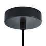 Pendant lamp Opie II 1-light smoked glass metal 2