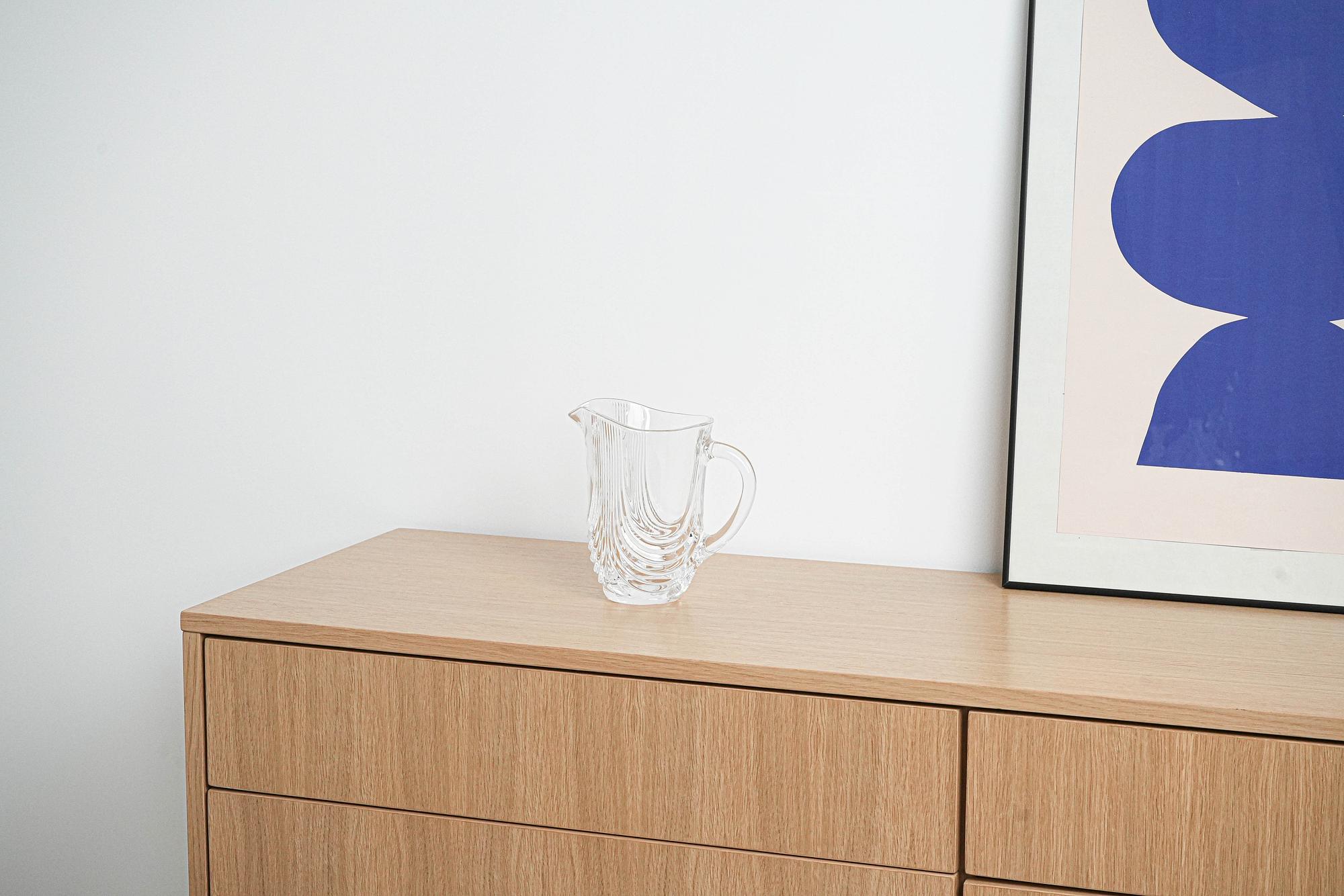 Crystal carafe Transparent 1970s 1