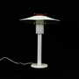 Vintage table lamp metal white 1960s 1