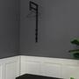 Wandgarderobe Metall Schwarz 4