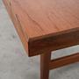 Coffee table teak wood 1970s 9