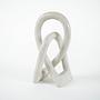 Sculpture Abstract White 1980s 6