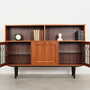 Vintage Bookshelf Wood Brown 1970s 2