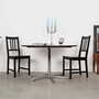 Vintage Table Wood Metal Black 1960s 1