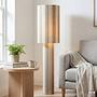 1-Light Nuvio Floor Lamp Iron Linen Beige 1