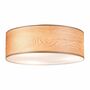 Deckenleuchte 3-flammig Metall Holz Beige 1