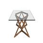 Dining table Glass Brown 6
