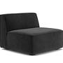 Dane 1-seater Module Velour Matt Dark Grey 1