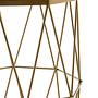 Shalimar Achteckiger Marmor und Gold Beistelltisch
 6