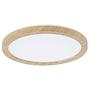 Atria Shine LED-Deckenleuchte Kunststoff Braun 19cm 2