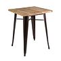 Aldgate Silbertisch in pulverbeschichtetem Metall und Holz
 0
