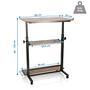 WORKSTATION II Standing desk height-adjustable Wood Black 4