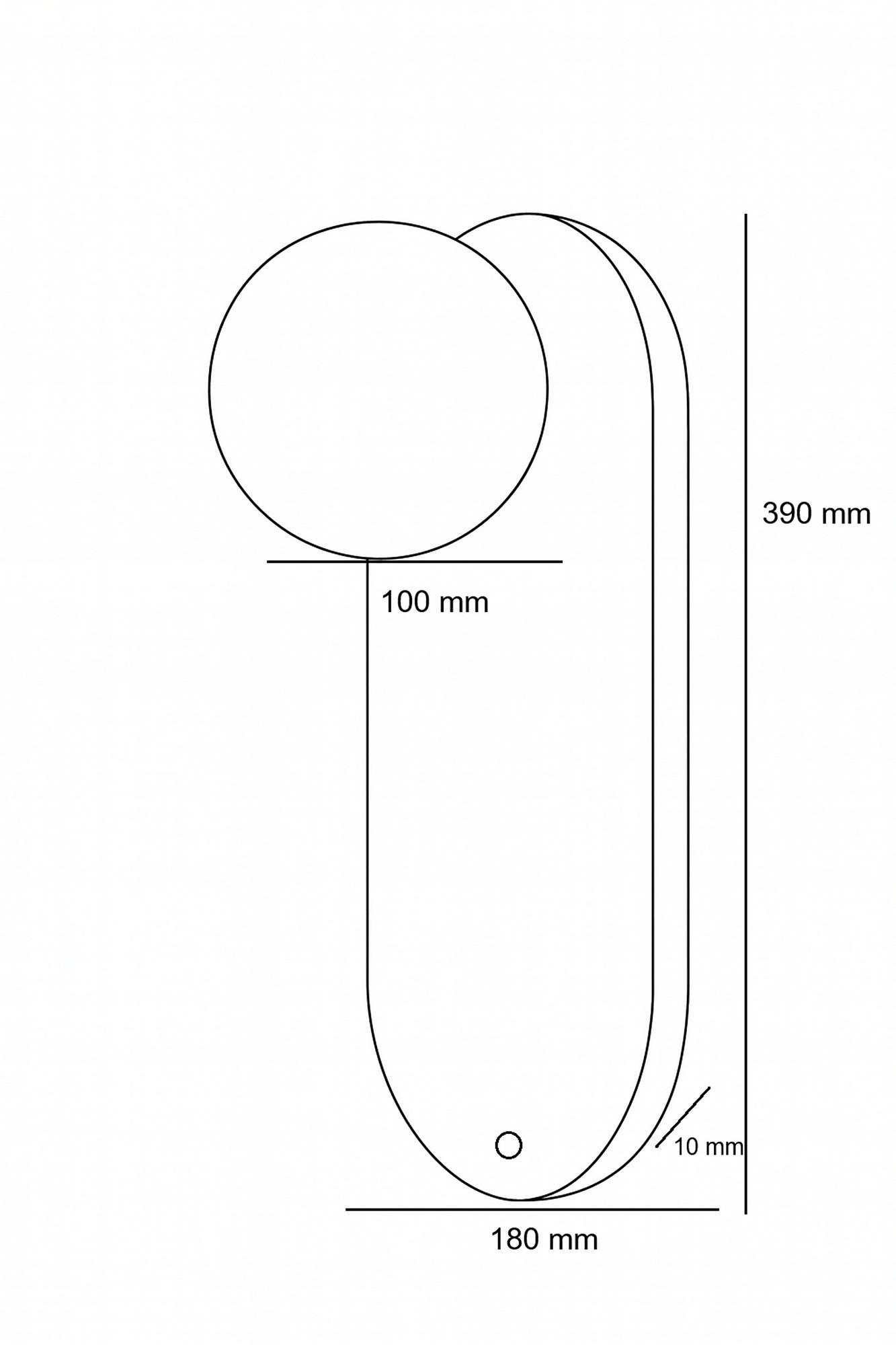 Tor Wall Light Travertine Cream 9