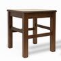 2x Stool Art. 114 Stool Beech wood Brown 0