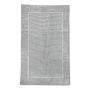 Badteppich Damian Baumwollstoff Silber 70 x 120 cm 0