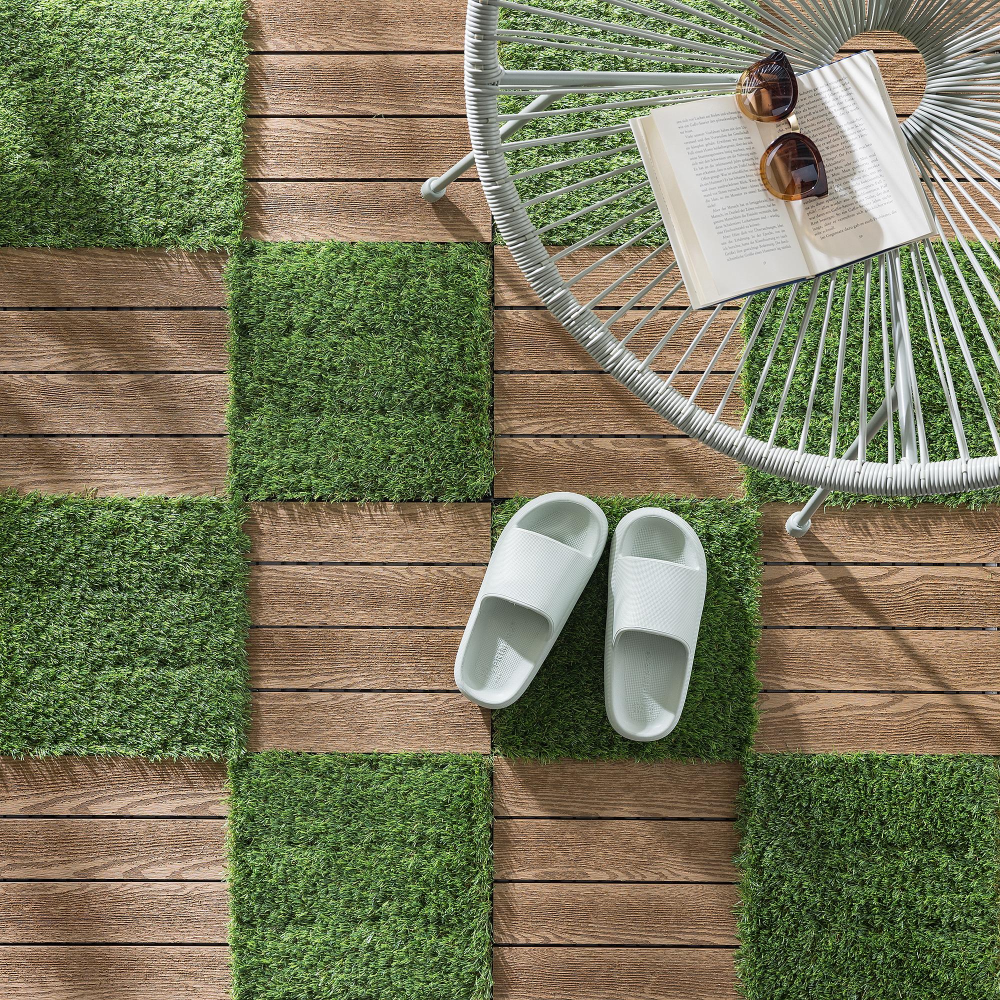 Set of 33 Artificial Grass Green 3
