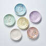 2x Party Mini Teller Keramik Blau 15 cm 1