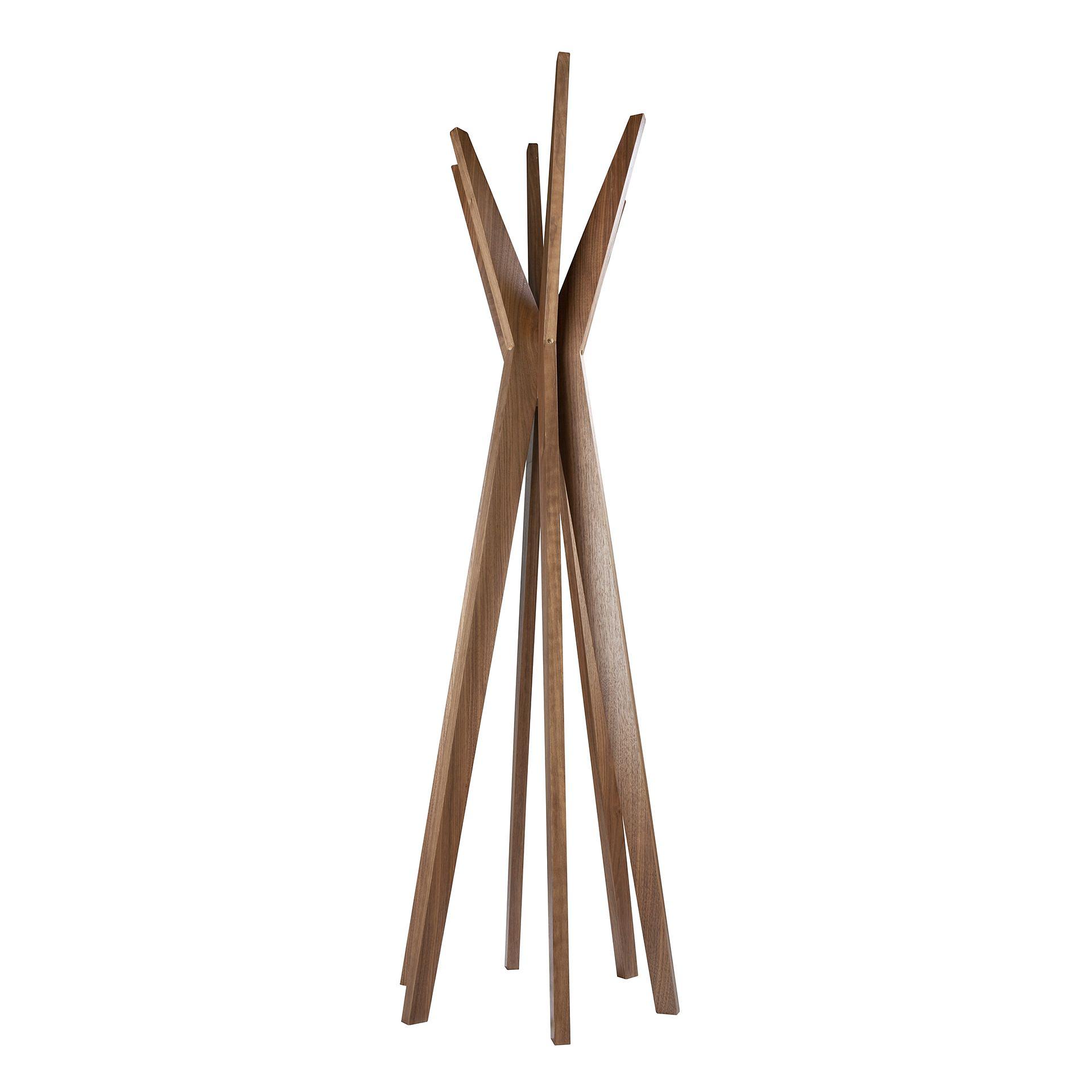 Garderobe Kiefernholz Braun 5