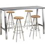Bari Bar Table Steel Ceramic Anthracite 3