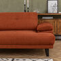 Sofa 3-Sitzer Textil Orange 5