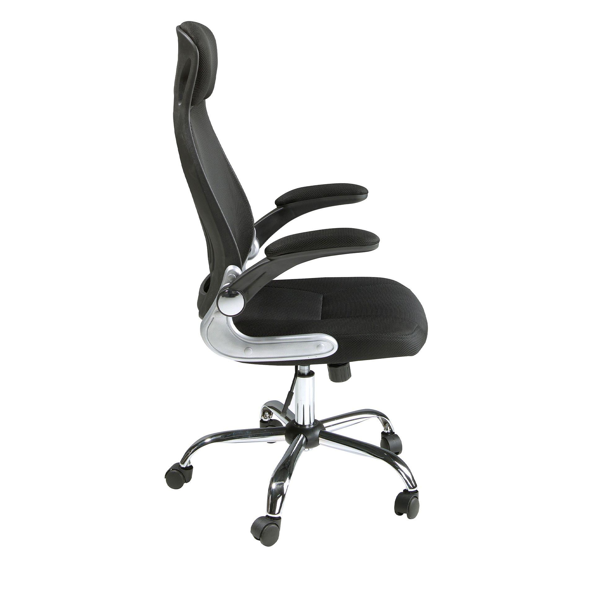 Sedia da ufficio 4140 Regolabile Ergonomica Tessuto mesh Nero 6