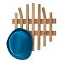 Garderobenpaneel Woods Cross Typ D Massivholz Braun 2