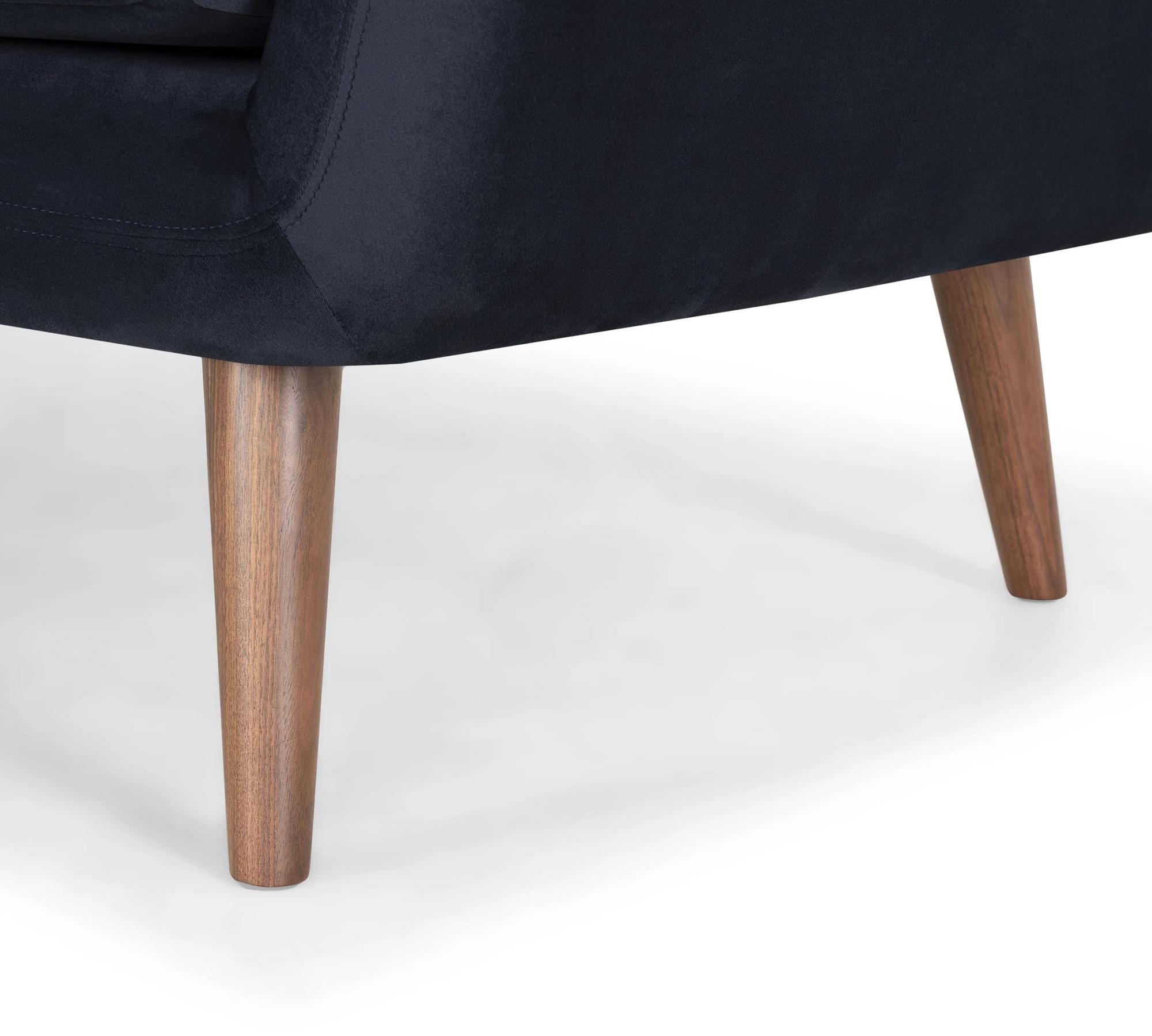 Sigrid Sofa 2-Sitzer Velour Lux Navy 4