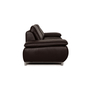 Volare Sofa 3-Sitzer mit Funktion Leder Dunkelbraun 6