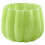 Melon Hurricane Kerzenhalter Glas Olivgrün 0