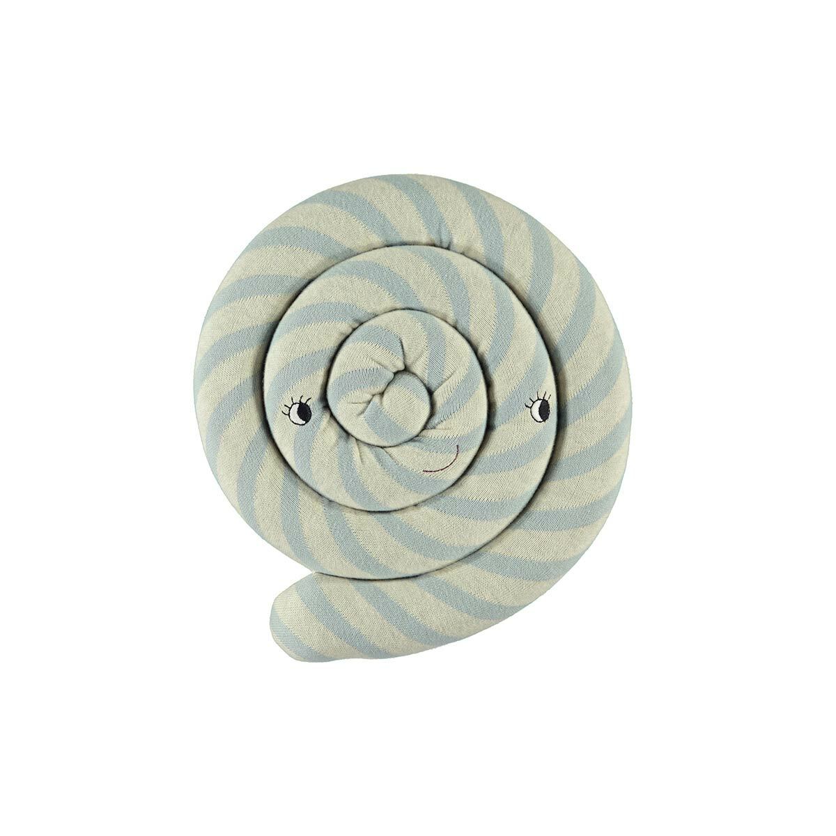 Lollipop Kissen Blau Gestreift 0