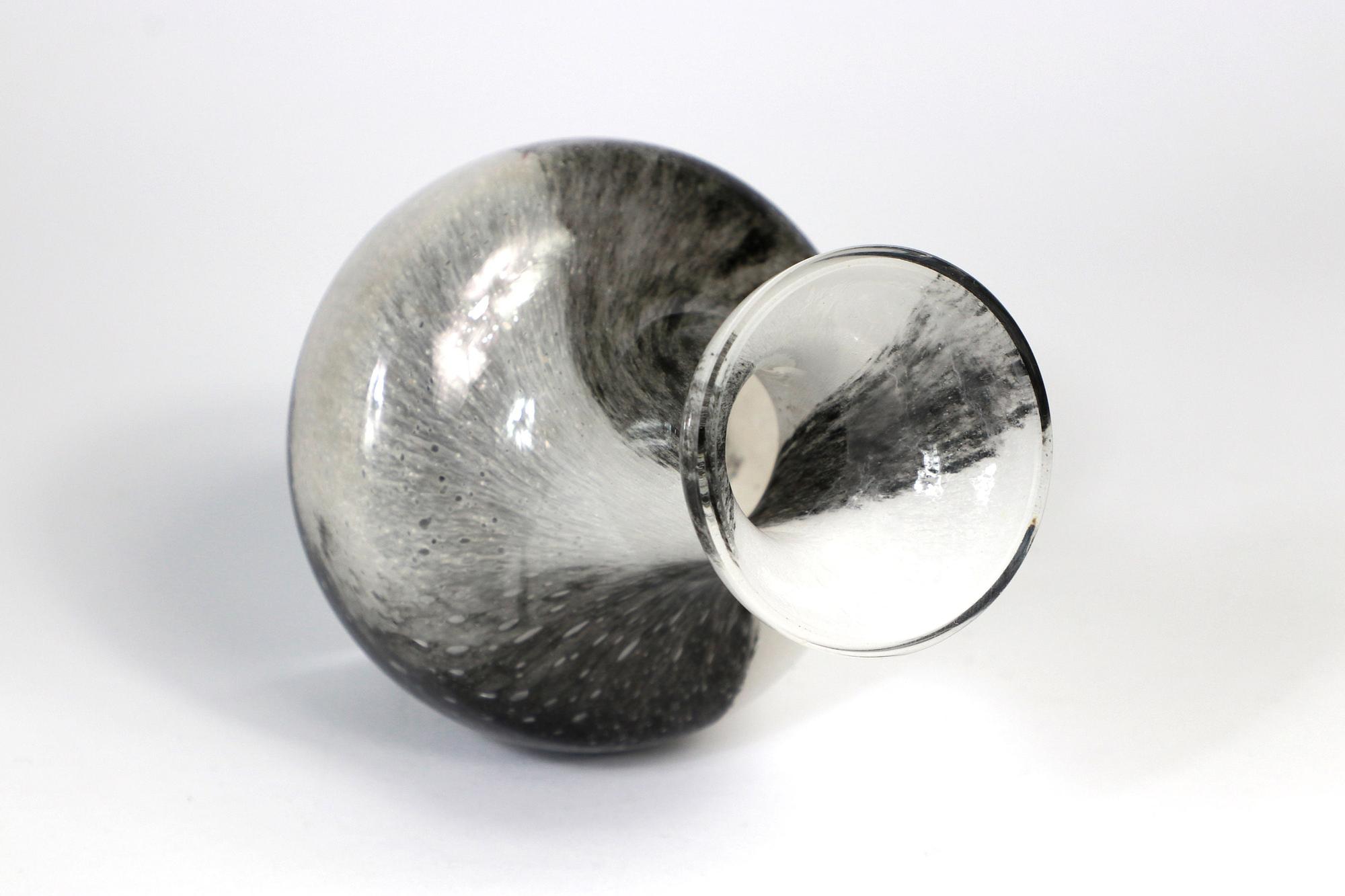 Vintage vase Murano glass 1970s 1