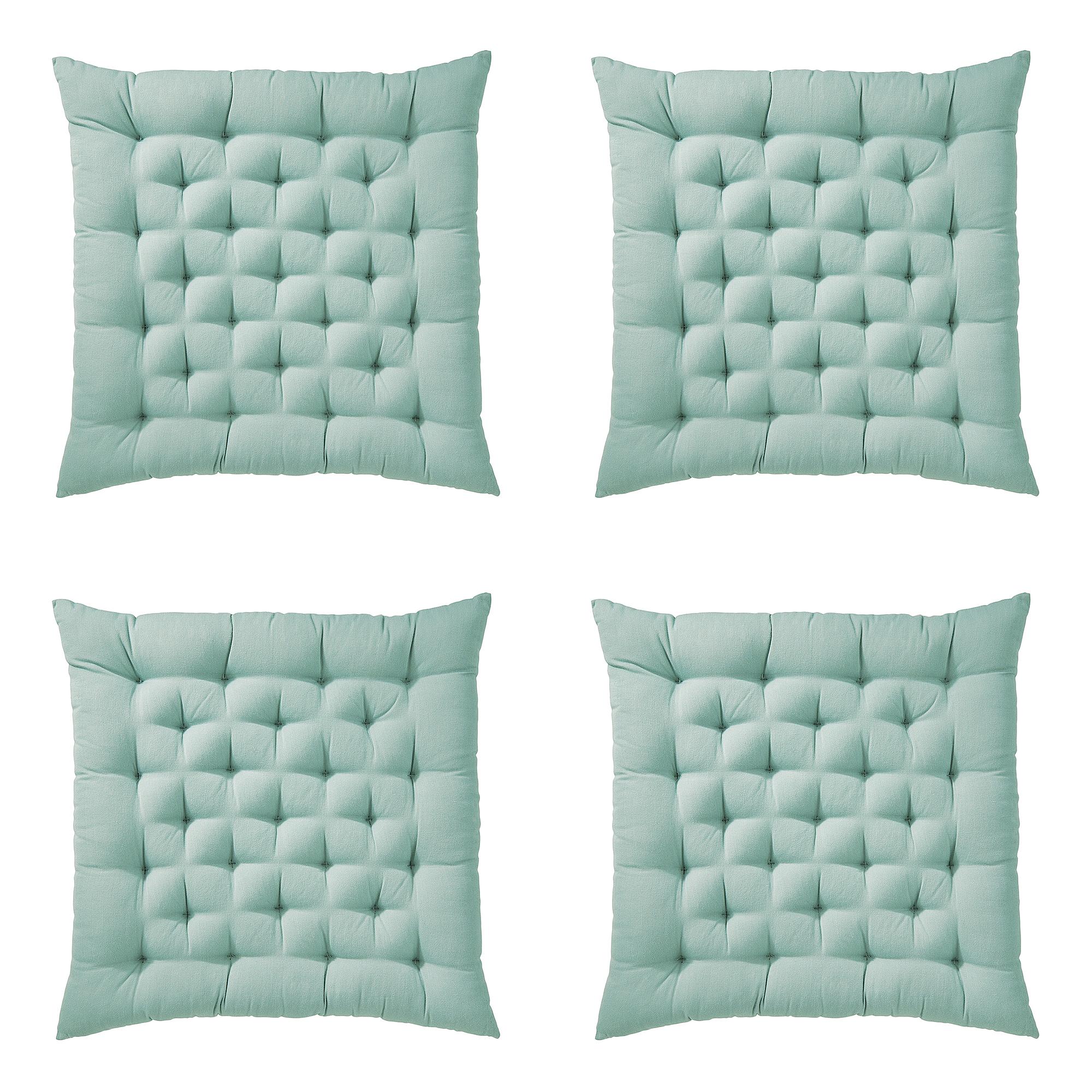 Futonkissen SOLID 4er-Set Baumwolle / Polyester 0