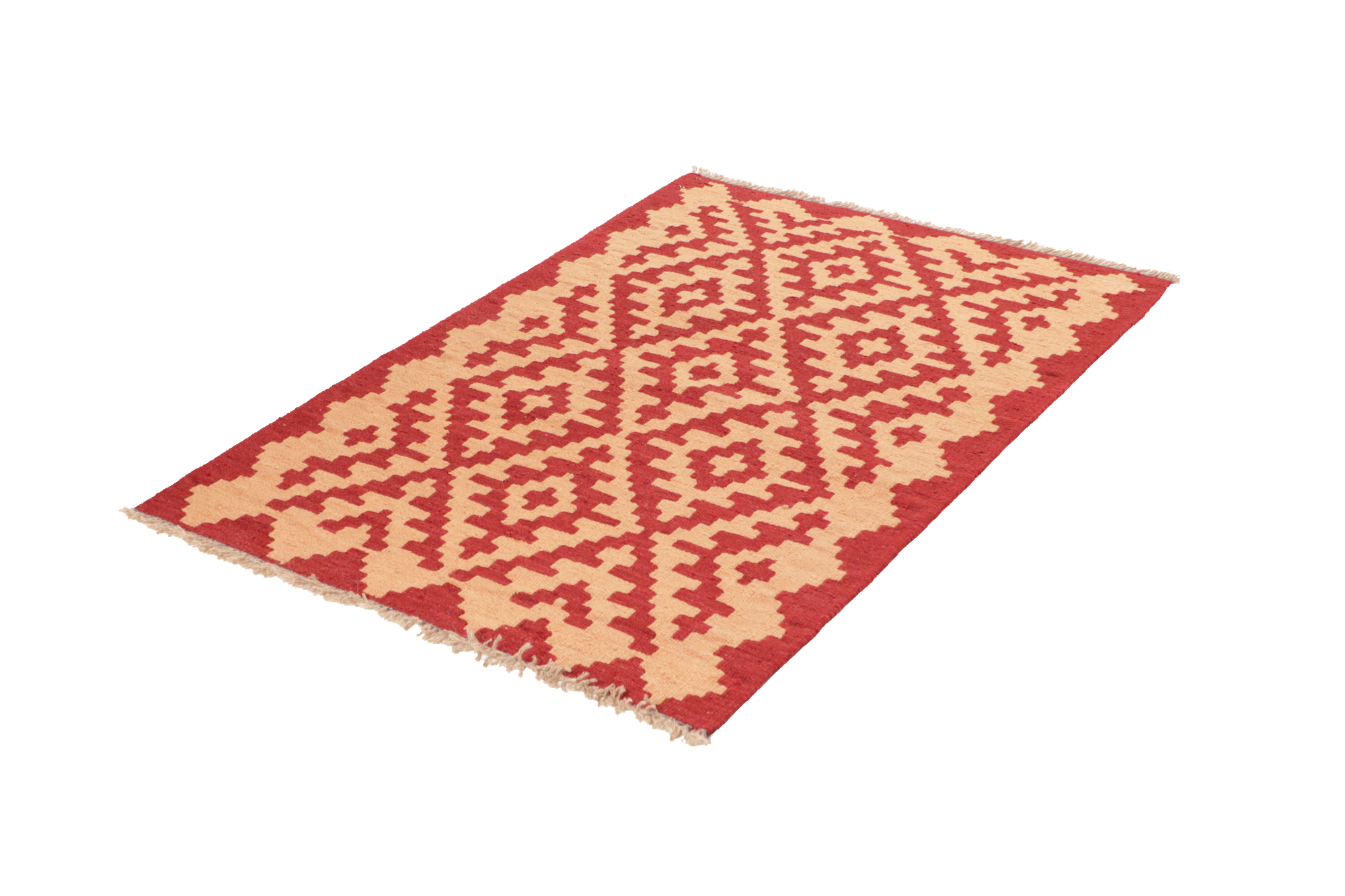 Kilim Gashgai Teppich Rot 3