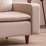 Lungo Sofa 2-Sitzer Creme 3