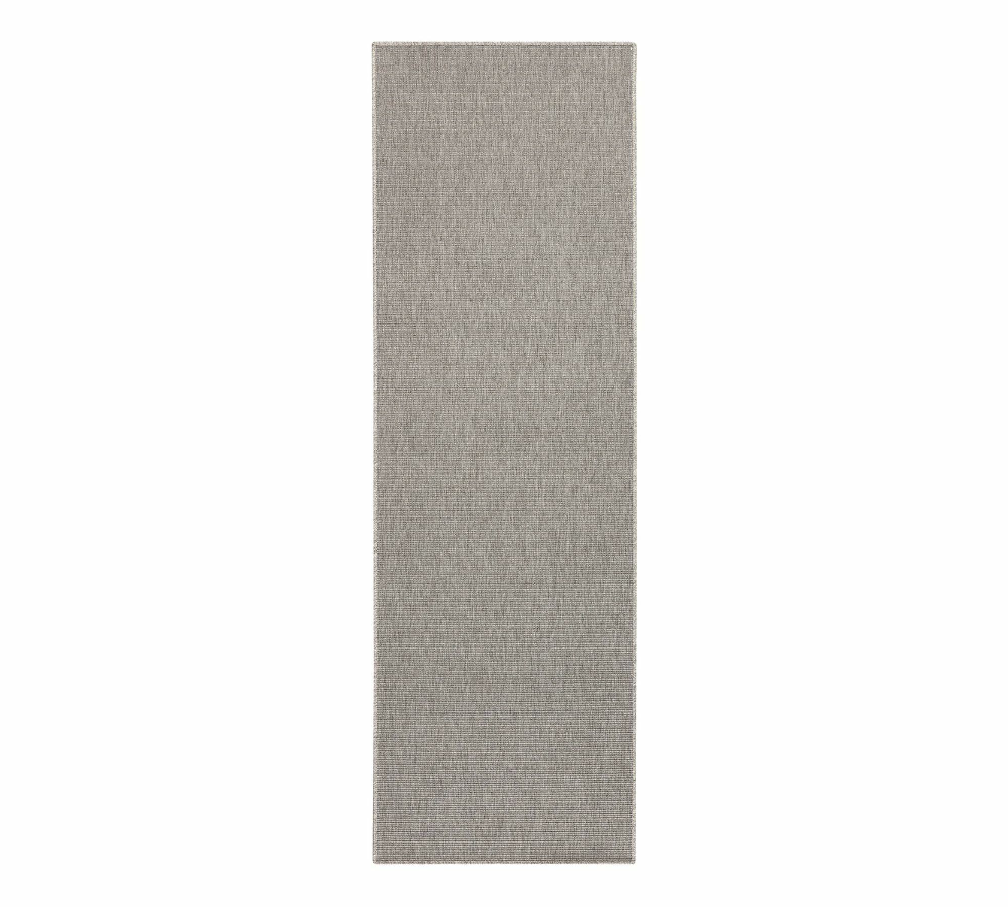 Outdoor-Teppich Kunstfaser Grau 80 cm x 250 cm 0