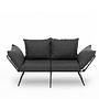 Viper Sofa 2-seater Dark Grey 7