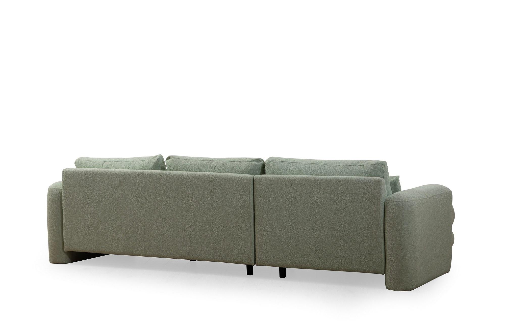 Lily Corner Sofa Left Green 5
