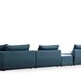 Maya 1 Corner sofa Blue 3