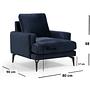 Papira Armchair Navy Blue 2