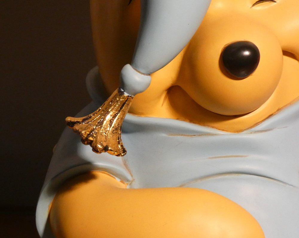  Figur Winnie Puuh & Ferkel Kunstharz Keramik 2000er Jahre 13