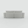 Flayr Sofa 4-Sitzer Webstoff Weiß 3