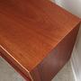 Teak sideboard brown 1960s 9