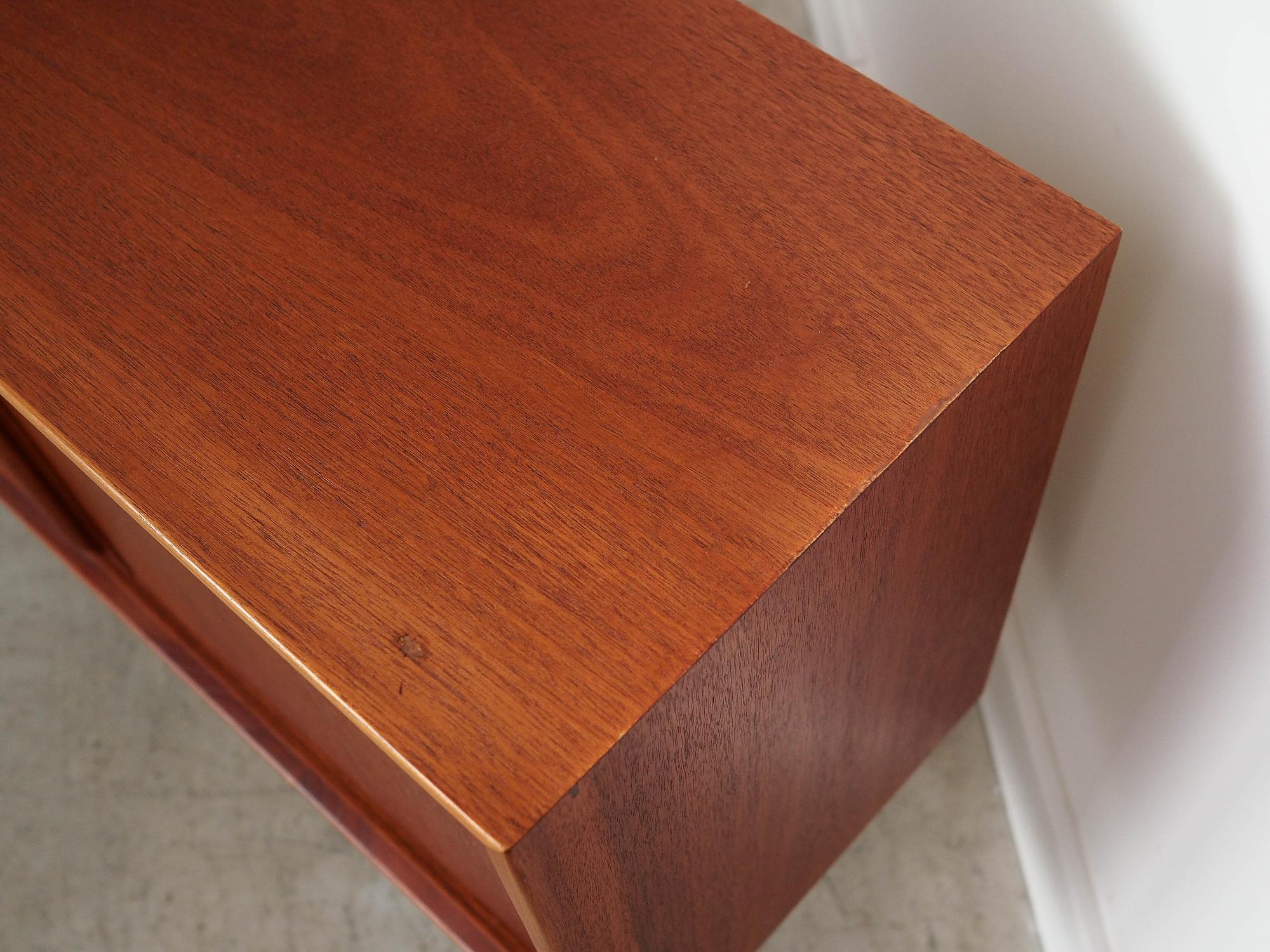 Teak-Sideboard Braun 1960er Jahre 9