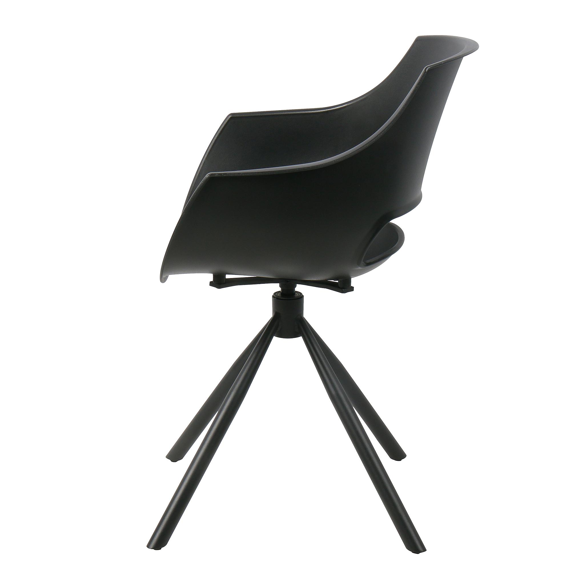 Swivel Armchair Idern Iron Black 2