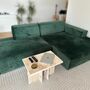 Pyllow Sofa Samt Tannengrün 4